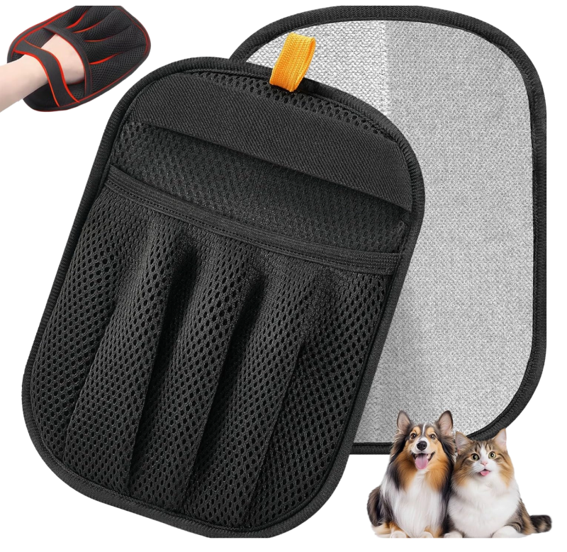 Pet Hair Removal Glove for Cats & Dogs